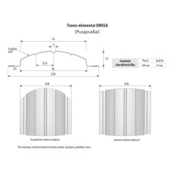 Tvoralente Omega +0,44 mm EKO